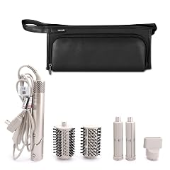 SITHON Travel Carrying Case for Dyson Airwrap Styler Shark Speedstyle Flexstyle PU Leather Water Resistant Storage Organizer Bag