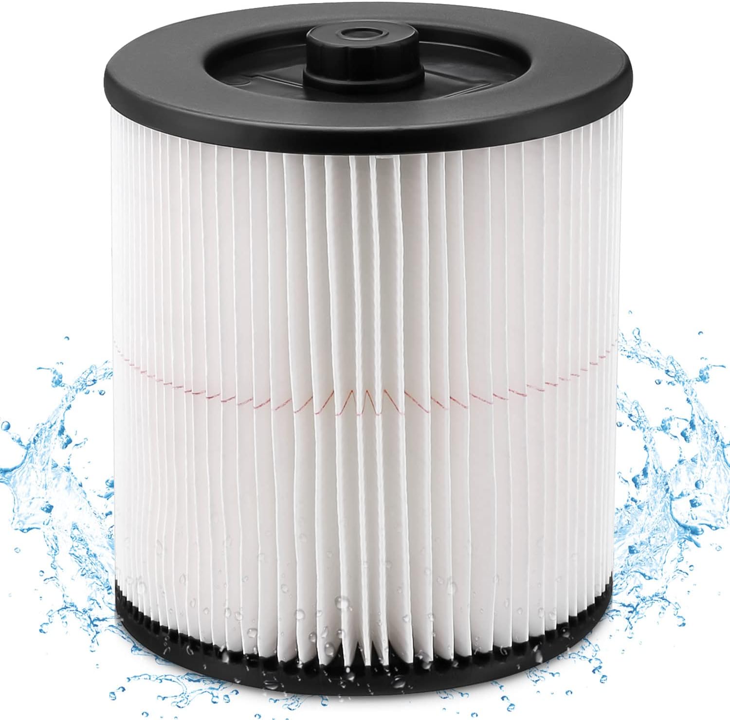 Housmile Filter for Craftsman Shop Vac,Craftsman Wet Dry Vac Filter 9-17816 Washable and Reusable Replacement Filter, for Craftsman Shop Vac Model 113 fits 5 Gallon and Larger Vacuum Cleaner