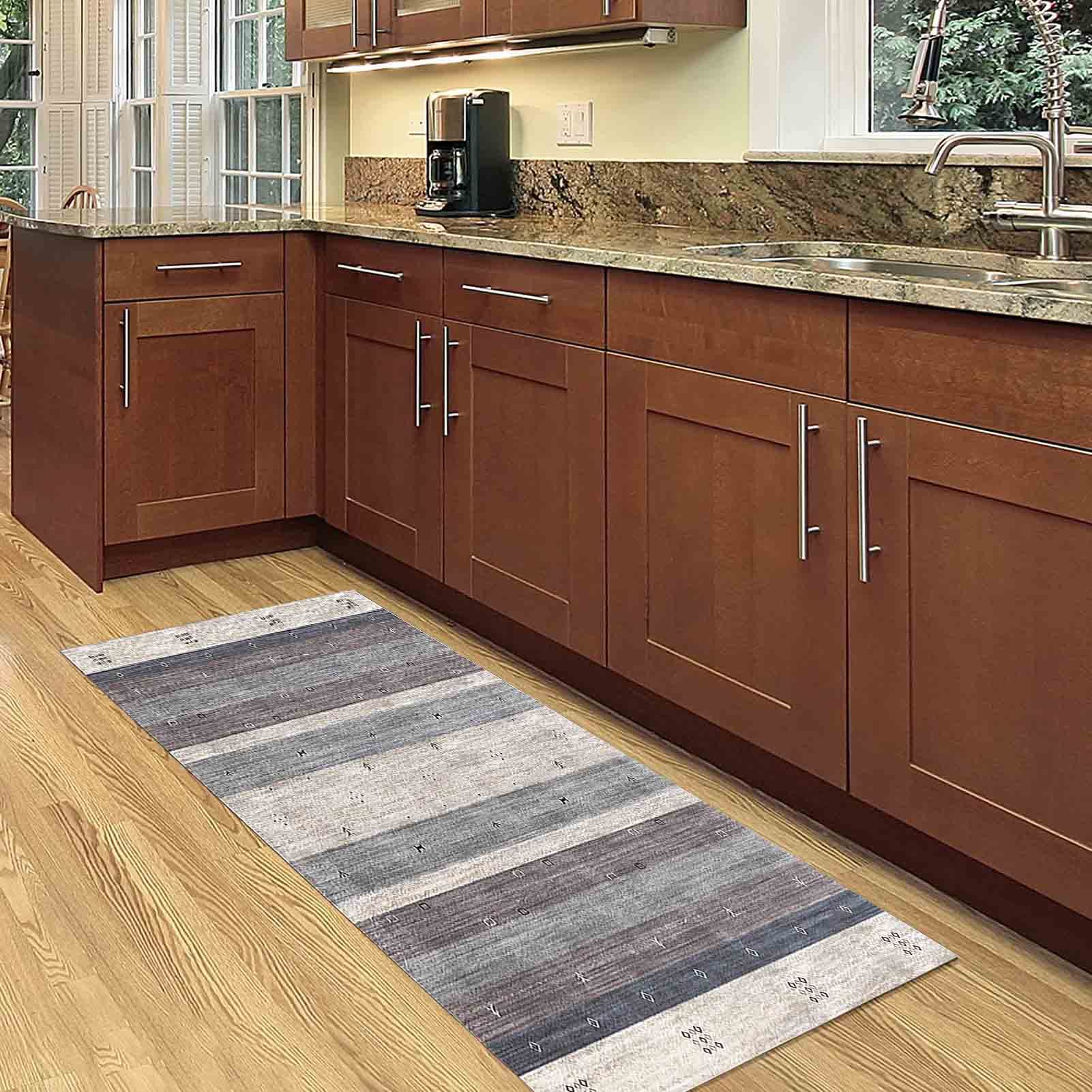 Tapis de cuisine antidérapant evite les glissades et sols mouilles 60x300