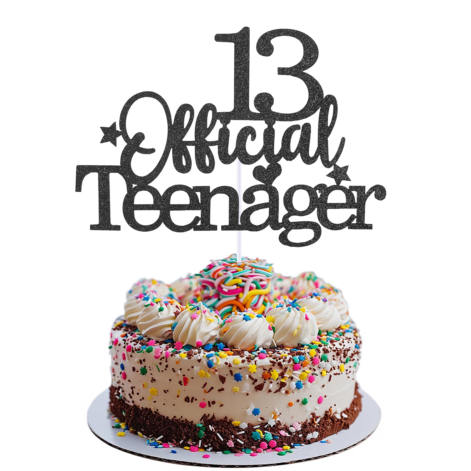 Officiële tiener 13 Cake Topper 13e Verjaardag Jongens Officiële tiener 13 Cake Topper 13e Verjaardag Jongens