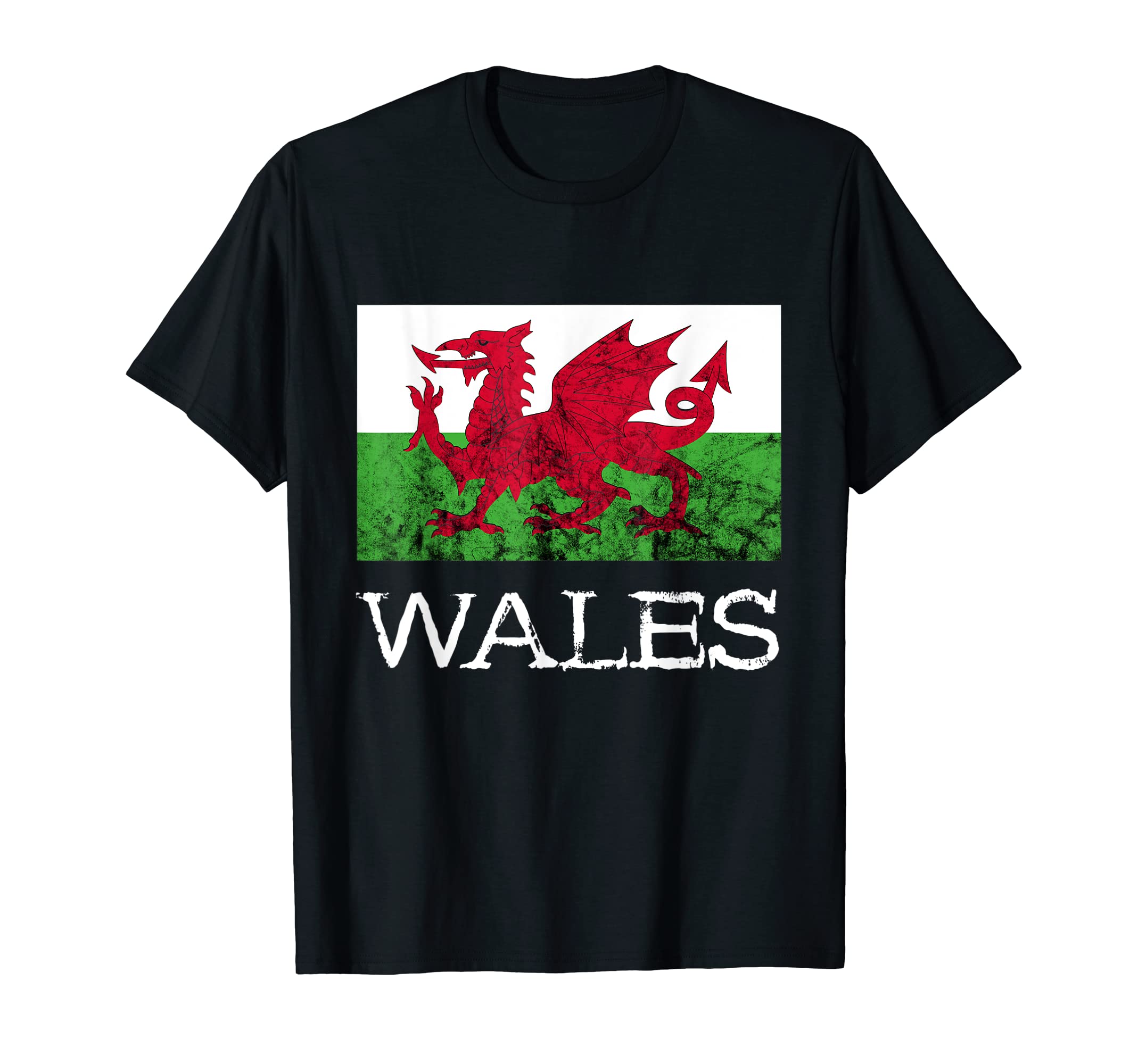 Ddraig Goch Cymru Wales Welsh Dragon Wales Roots Welsh Flag T-Shirt