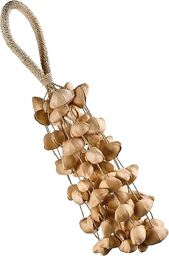 Kenari Seed Shell Shaker Crea un sonido suave y relajante para meditación, ASMR, terapia de sonido o yoga, 2 años de garantía