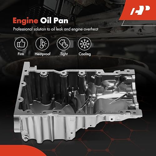 Miniatura 3 de A-Premium Sump de aceite de motor con tapón de drenaje compatible con Ford F-150 2011-2023, Expedition 2015-2024, Mustang 2011-2017, Transit-150,