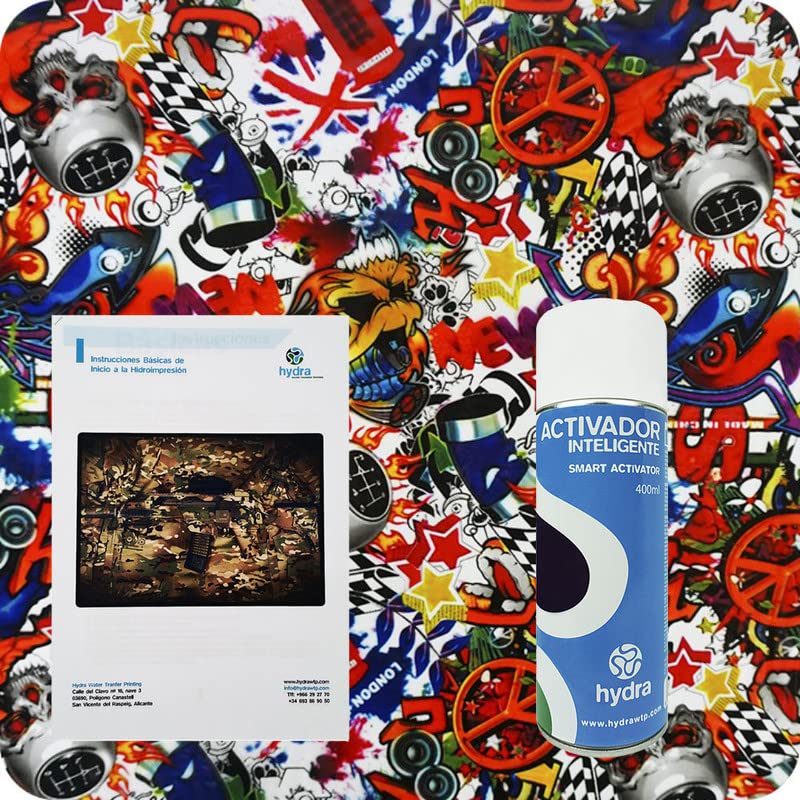 Kit Hydro Dipping BASIC - Pellicola Cubicatura + Attivatore Spray 400 Ml, 50x100 Cm