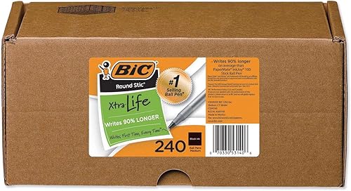 BIC Bolígrafo redondo Stic, translúcido