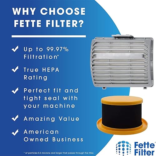 Miniatura 2 de Fette Filter - Compatible con Hoover UH75250, UH75150, UH75110, UH75100, UH75160, UH75120, UH75210, UH75200, UH75260, UH75240, UH75140 Parte AH44200