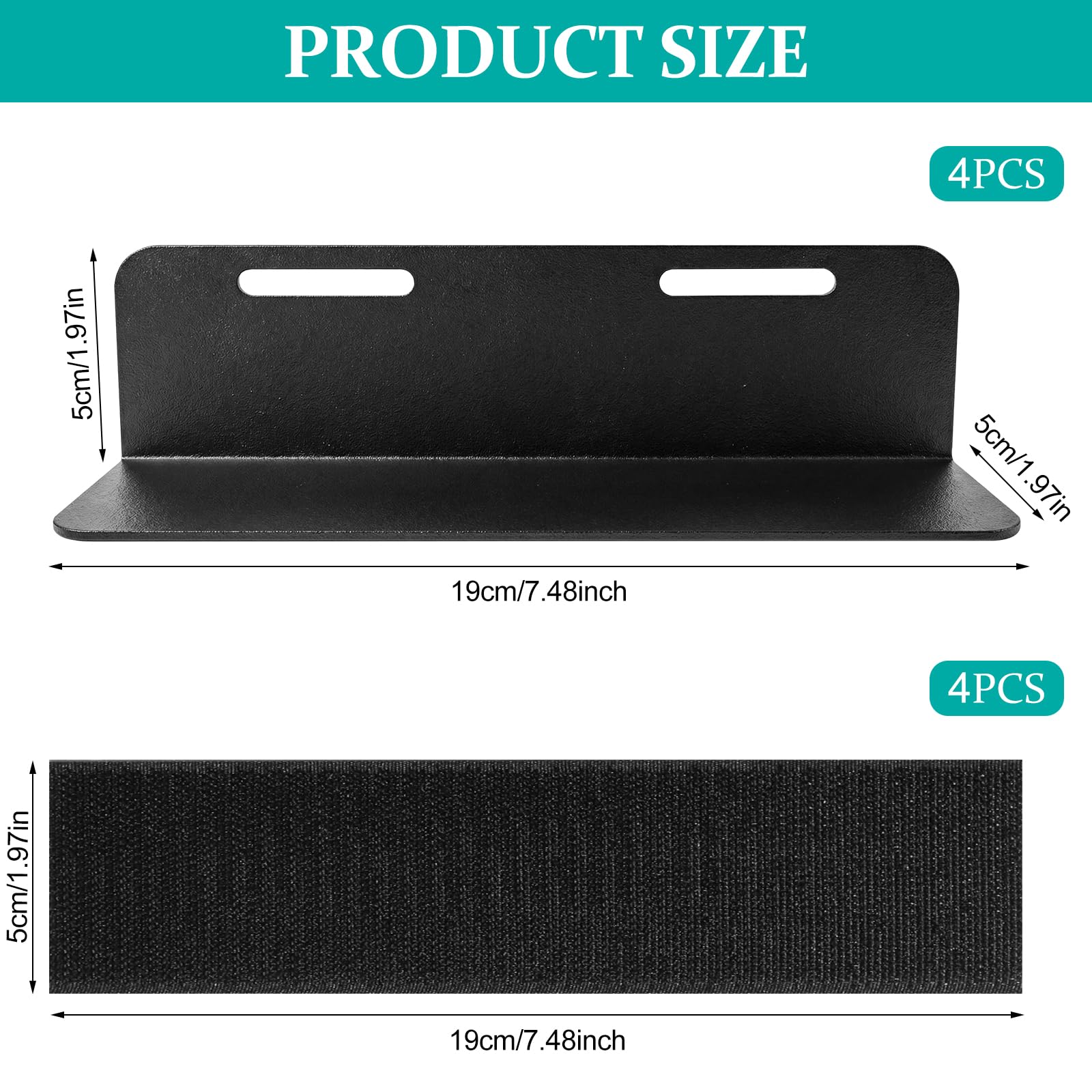 4 PCS Separador de maletero,Organizador de maletero con para fijación de equipaje,Organizador de Maletero Coche y SUV,Adecuado para Sedan,Station Wagon,SUV
