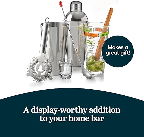 Vista 5 de Libbey Mixology Set de cóctel de 9 piezas Claro