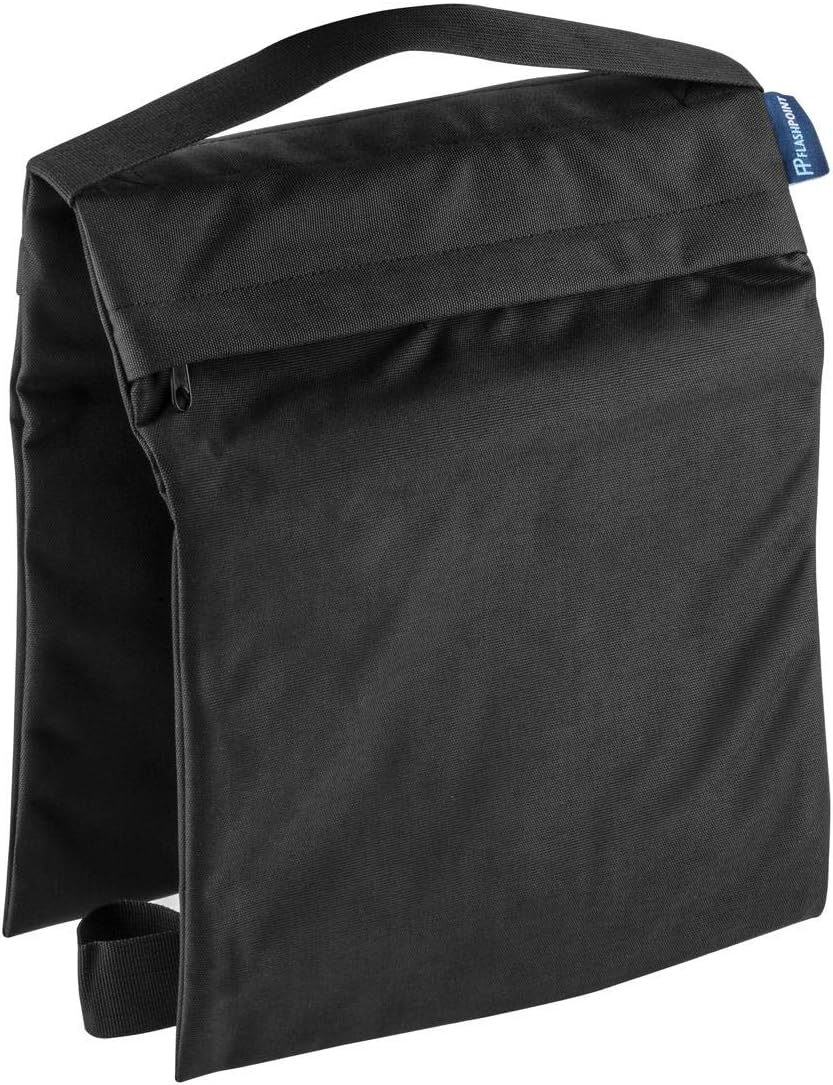 Flashpoint Empty Saddle Sandbag, Water-Resistant Cordura Nylon - (27 lb Capacity, Black) (6 Pack)