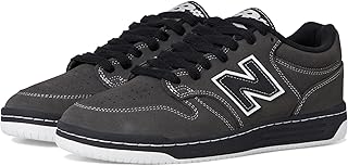 New Balance Unisex 480 Numeric Skate Shoe, Dark Grey/Black, 10.5 Wide US Men