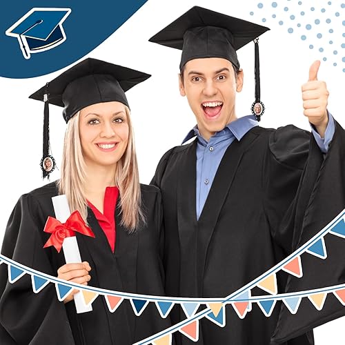 Miniatura 2 de 20 dijes de regalo de graduación para fotos conmemorativas para gorra en memoria, gorra de graduación, cadena de fotos conmemorativas 2023, dije de