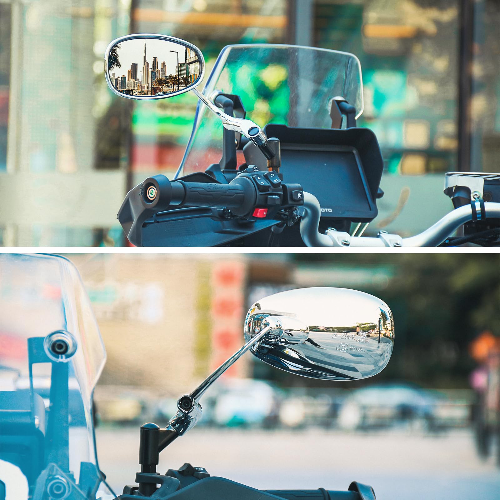 Amazon | WTZMOTO バイクバックミラー オートバイハンドルミラー