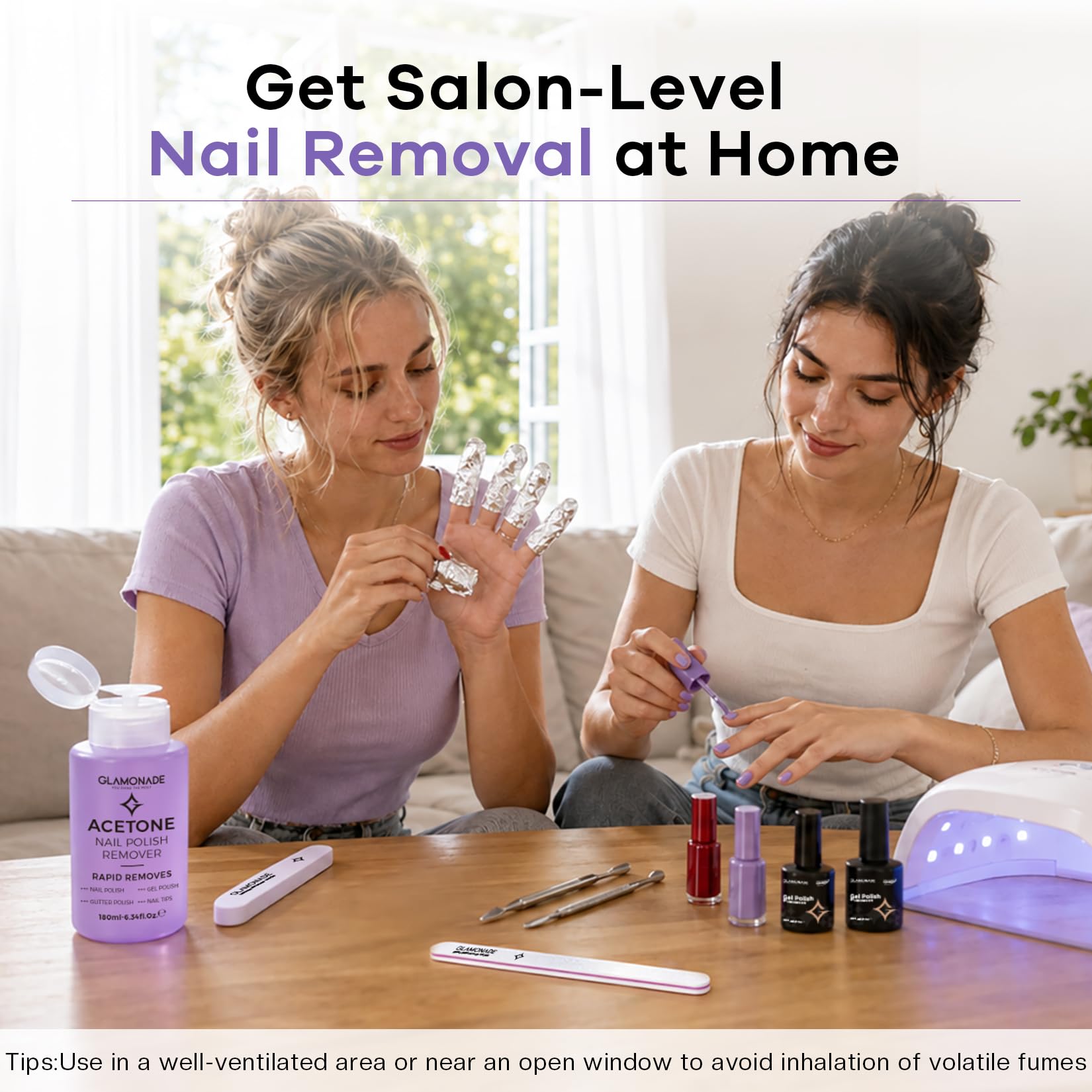 Glamonade Acetone Nail Polish Remover - Strong & Fast -6