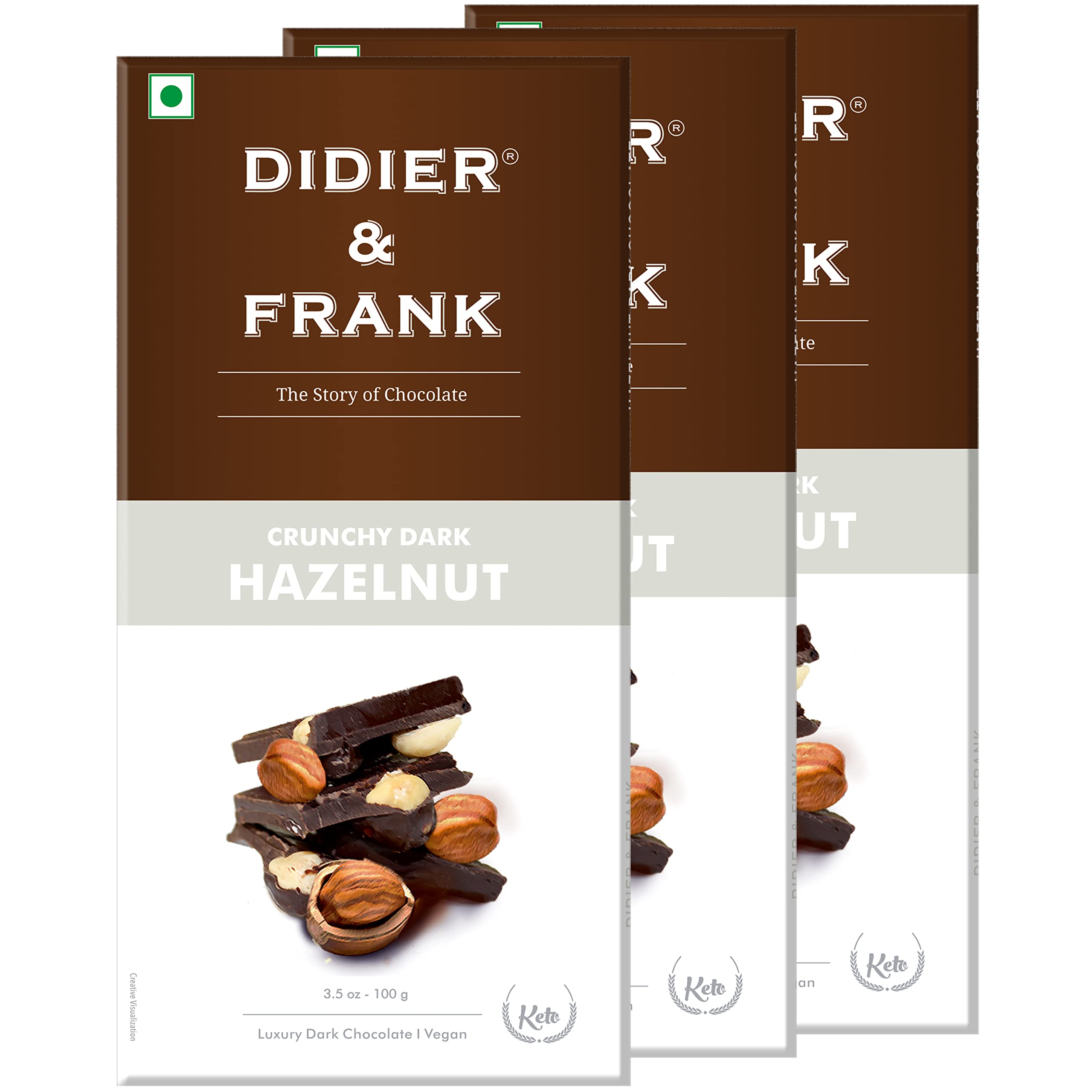 See full amazon price history chart for Didier & Frank Crunchy Hazelnut Dark Chocolate 100g, Pack of 3 (Gift Pack) (Keto,Vegan) Didier & Frank Crunchy Hazelnut Dark Chocolate 100g, Pack of 3 (Gift Pack) (Keto,Vegan) (B07Q5ZGSCX) Amazon Price History, Amazon Price Tracker