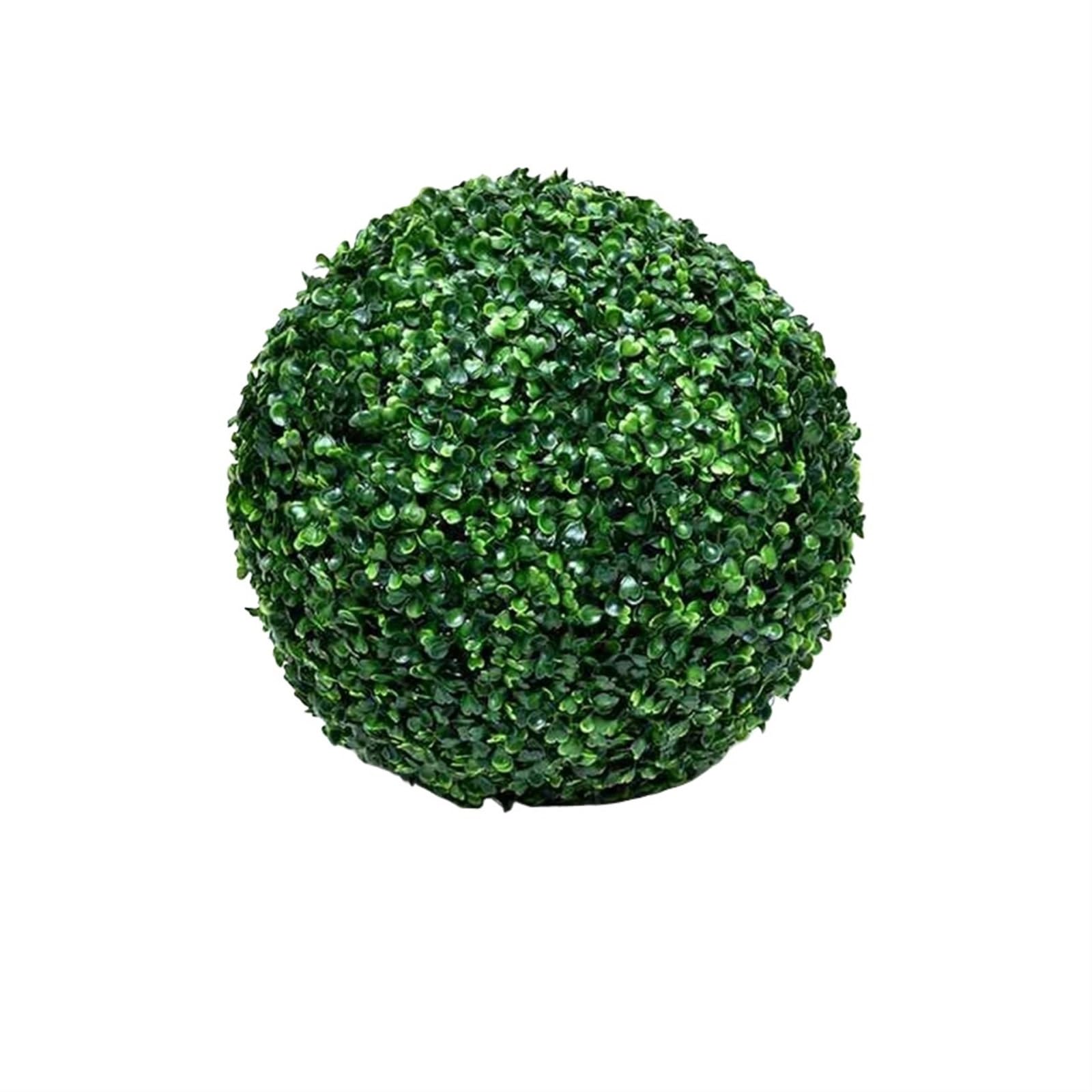 LNNXSZ Topiary Balls Artificial Topiary Ball Artificial Plant Grass Ball Faux Decorative Balls For Backyard Balcony Outdoor Garden Wedding Decorative(Diameter-36CM)