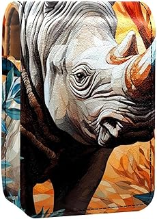 Lipstick Case,Leather Lip Gloss Lipstick Orga...