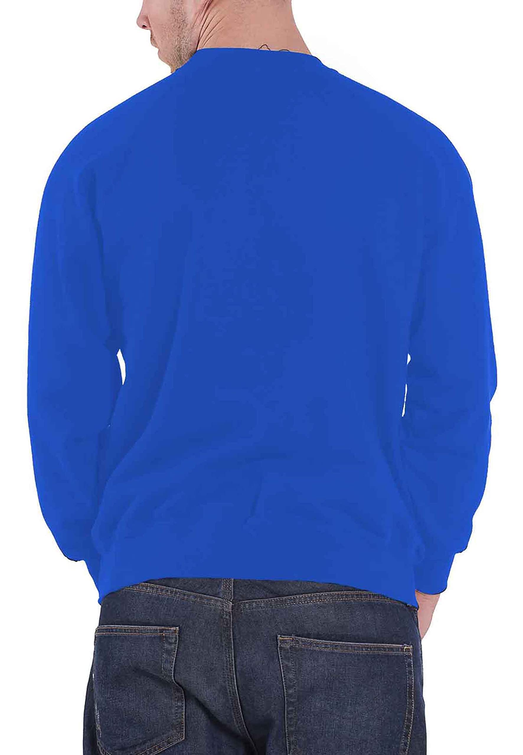 Wu-Tang Clan Sweat-Shirt Katana Band Logo Nouveau Officiel Unisex Bleu