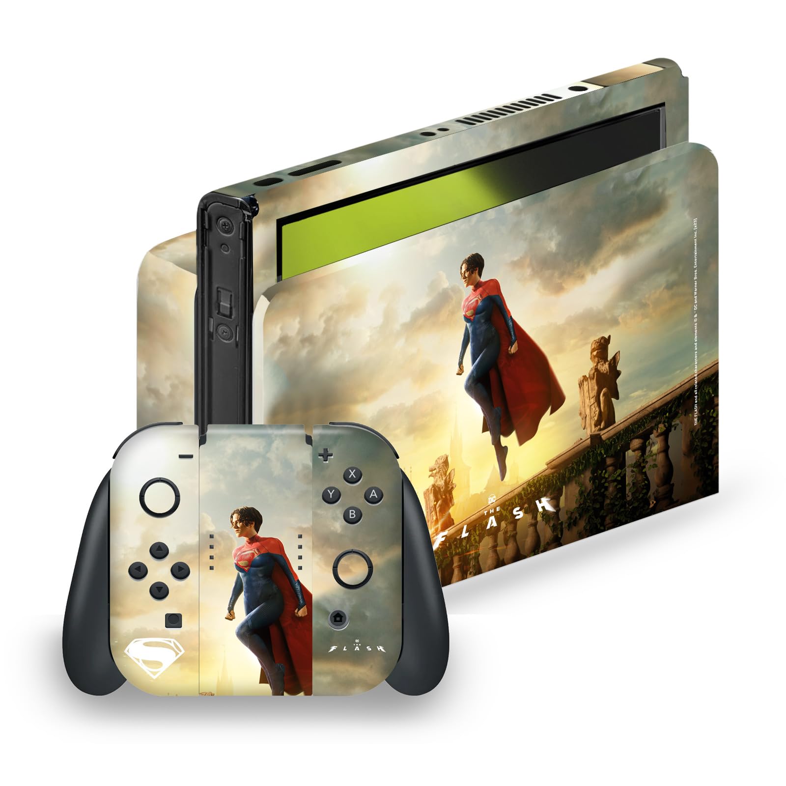Vinyle Autocollant Nintendo Switch OLED The Flash 2023 Design Précis - 7