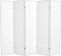 Vista 184 de Red Lantern Panel de ventana Shoji de 6 pies de alto, divisor de habitación de 3 paneles de palisandro