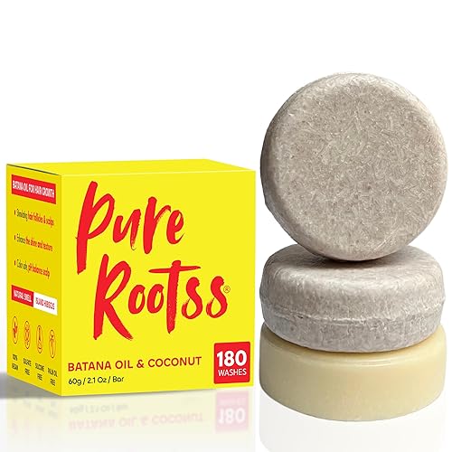 Miniatura 8 de Batana Oil - Juego de 3 barras de champú y acondicionador para el crecimiento del cabello, engrosamiento, anti pérdida de cabello, voluminiza,