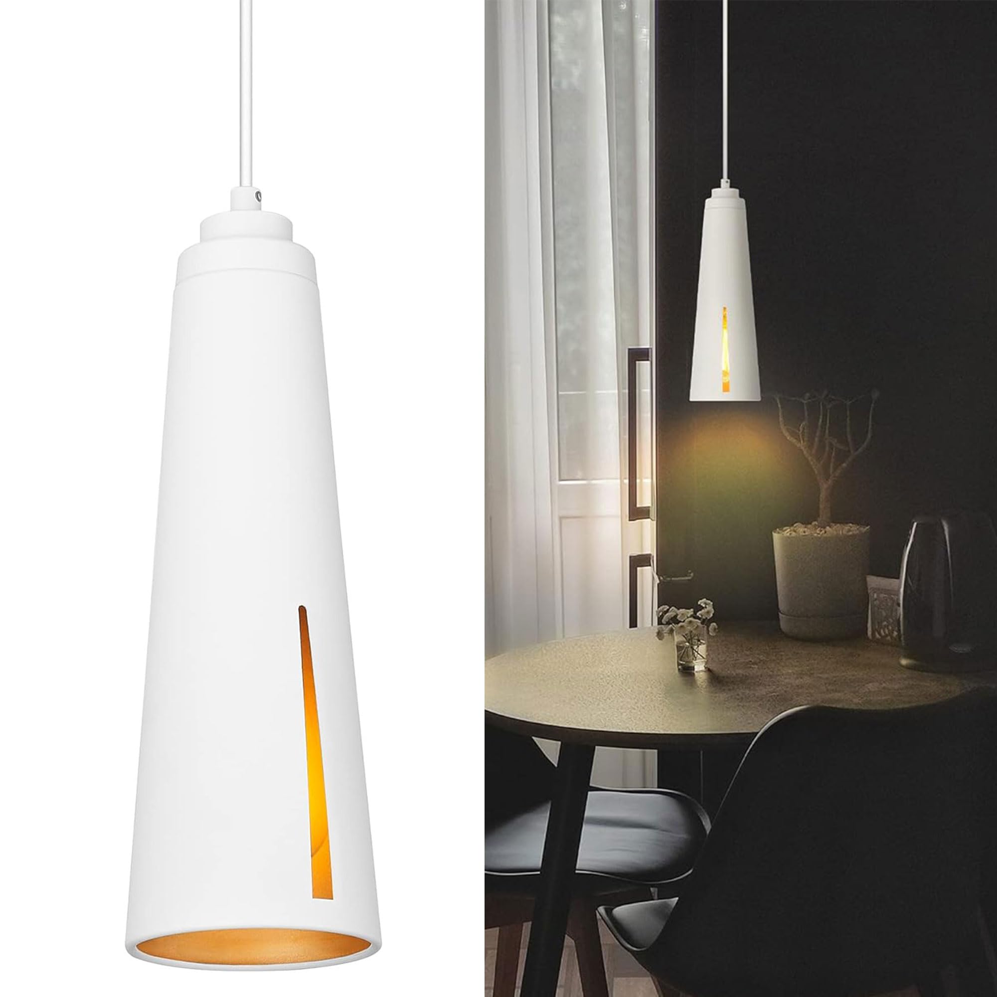 Image showcasing VIFEEY Farmhouse Pendant Lighting Kitchen Island, Dining Room Pendant ...