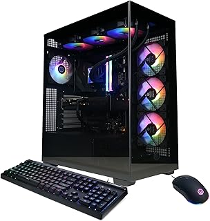 CyberPowerPC Gamer Xtreme VR Gaming PC, Intel Core i9-14900KF 3.2GHz, GeForce RTX 5070 12GB, 32GB DDR5, 2TB PCIe 4.0 SSD, WiFi Ready & Windows 11 Home (GXiVR8080A39)