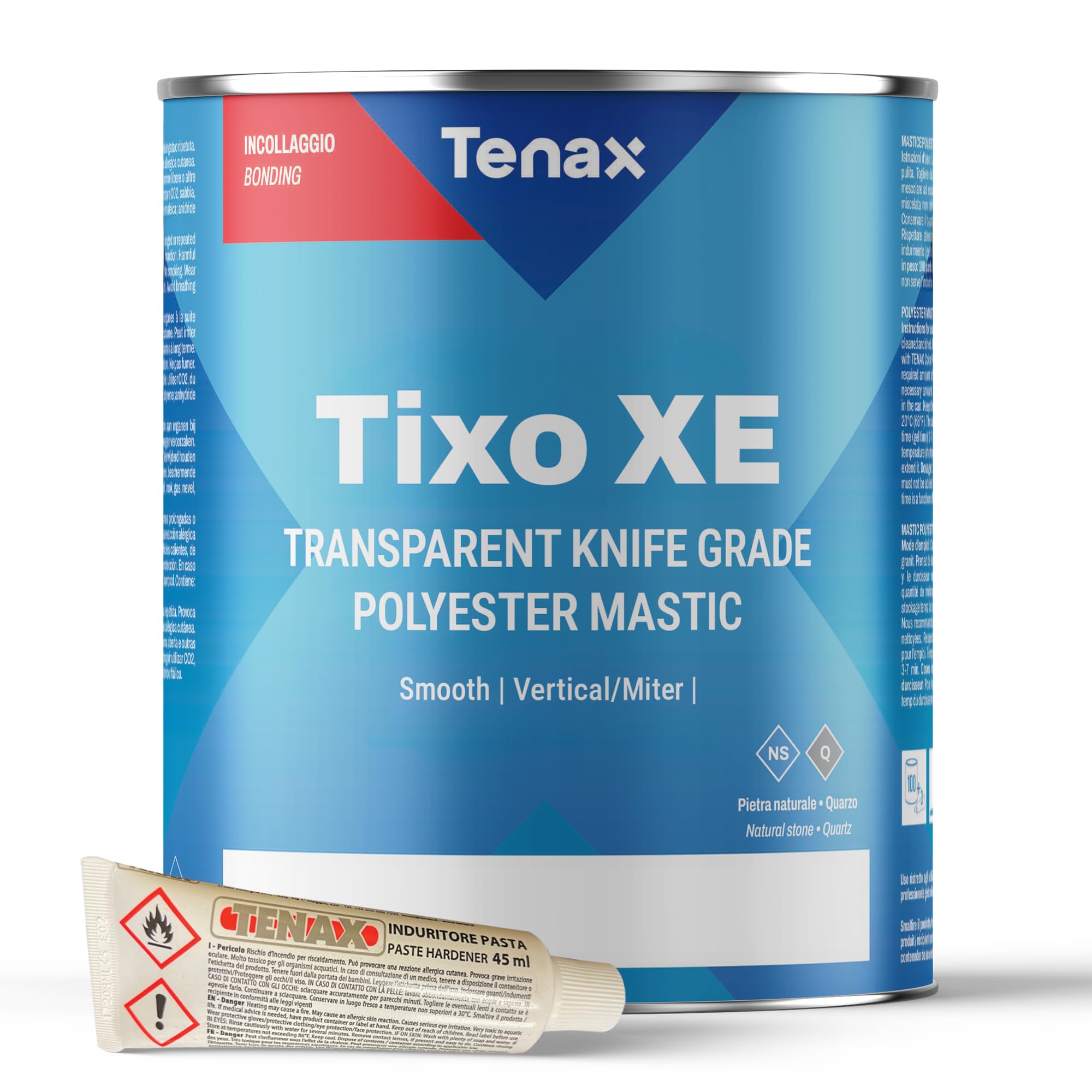 Tenax Tixo Knife Grade Polyester Resin - 1 Quart