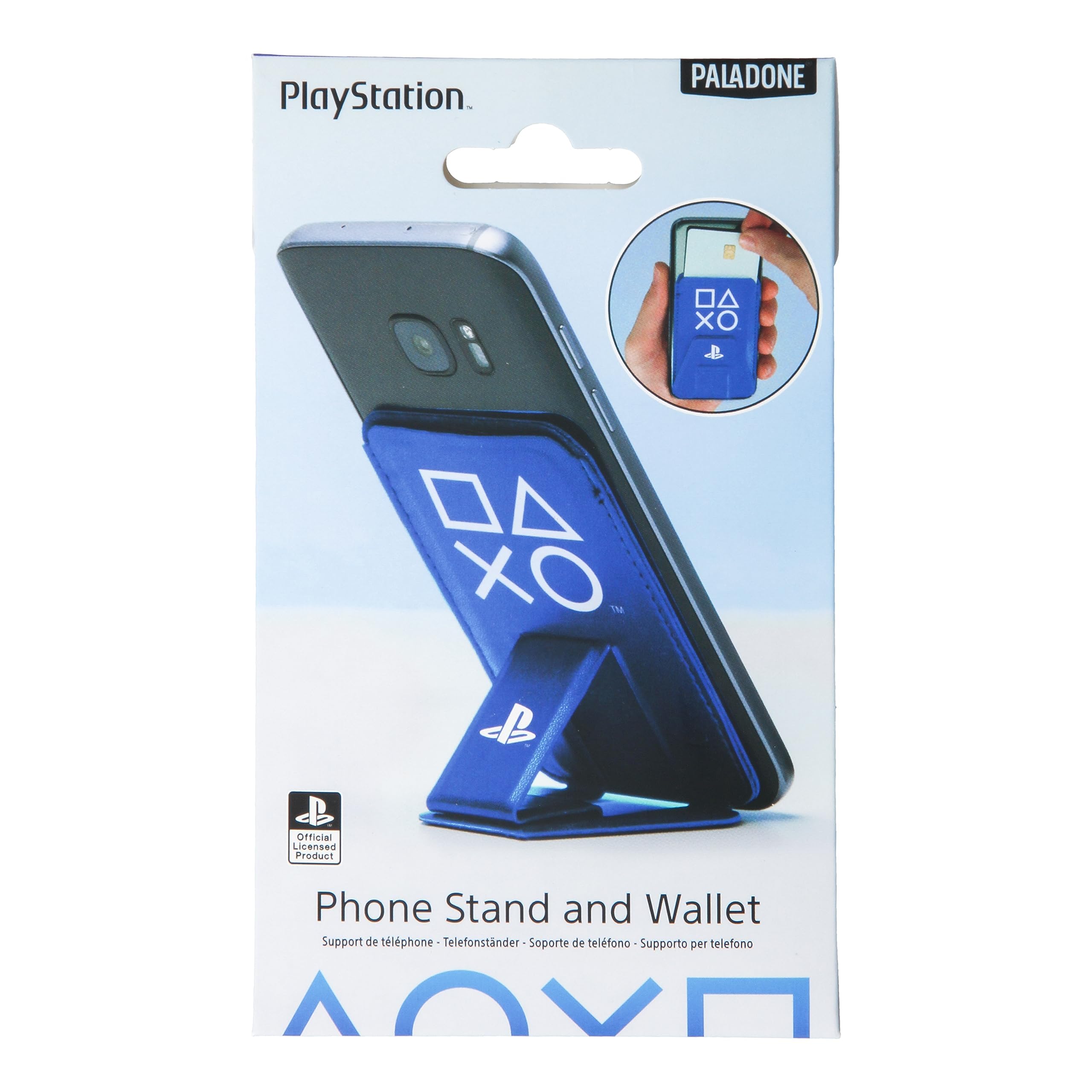 Paladone Playstation uchwyt na karty i stojak na telefon komórkowy