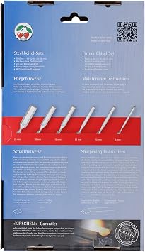 Kirschen 1111000 Firmer Chisel Set with Hornbeam Handles