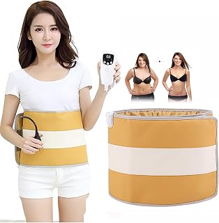 Air Compression Vibration Massager, Slimming Massage Belt, Improve Blood Circulation with 4 Motors Far Infrared Heating for Women and Men