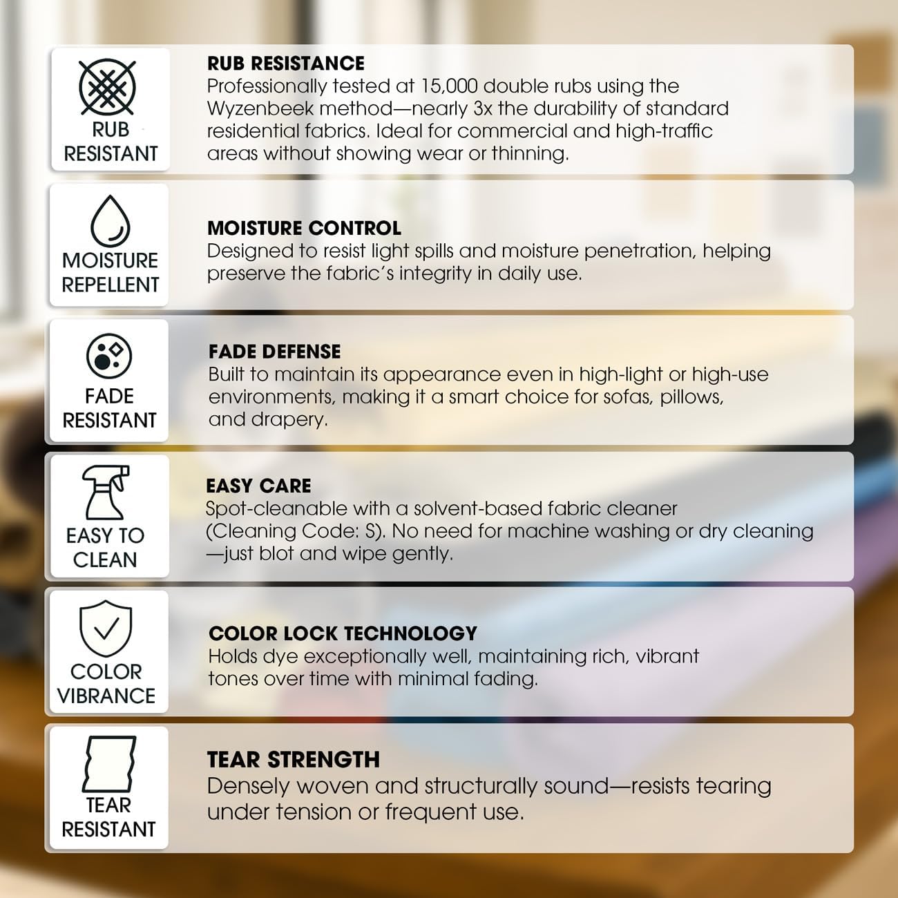 Foamma Hutton Jacquard Solid Upholstery Fabric by The Yard – 56" Wide Soft Fabric Ideal for Cushions, Drapes, Upholstery, Decorative Projects and Home Décor - Elephant, 2 Yards