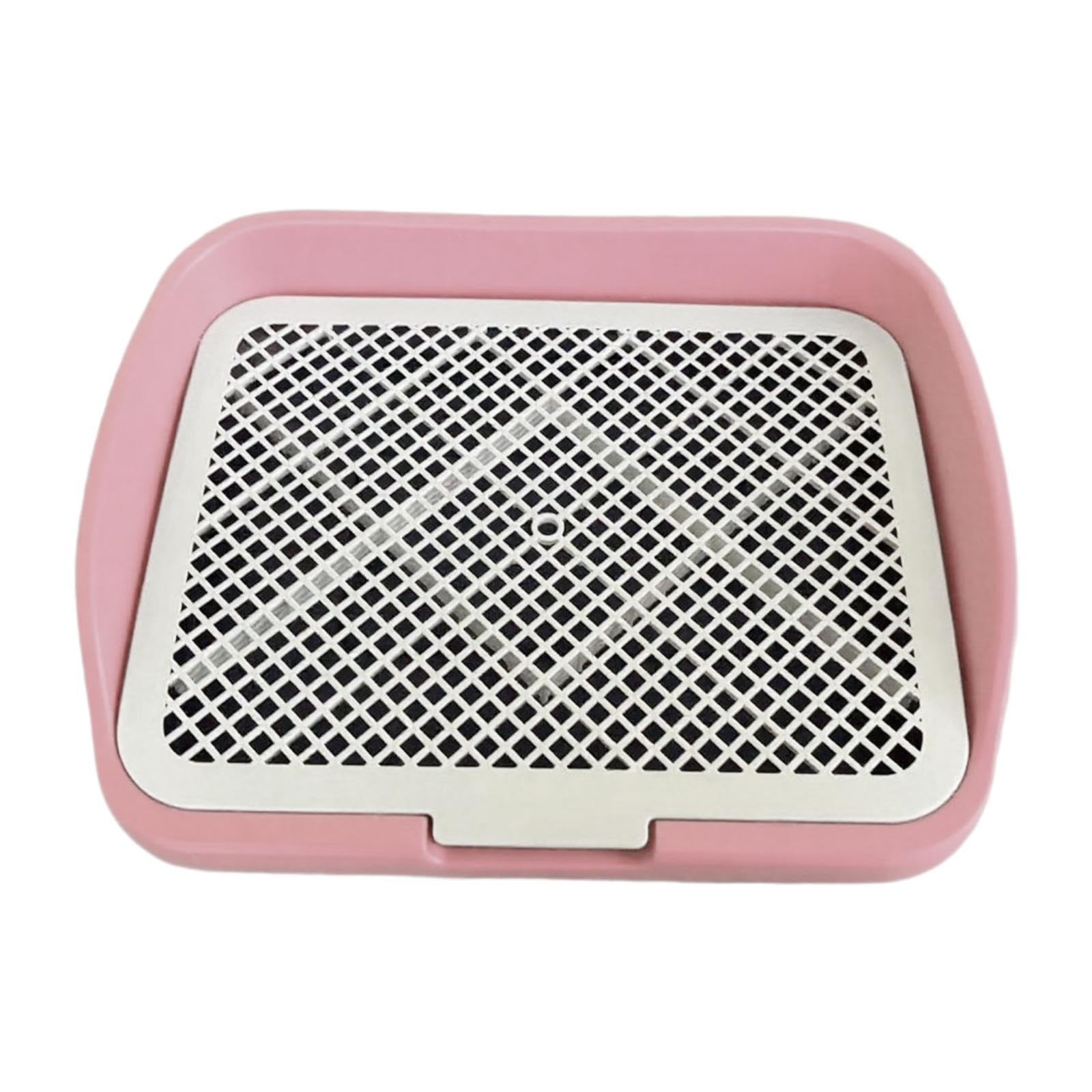 KESOTO Lettiera per Cani Toilette da Interno Vaschetta Igienica Box per Bisogni con Struttura Leggera E Riutilizzabile Adatta Come Regalo per Proprietari di, Rosa
