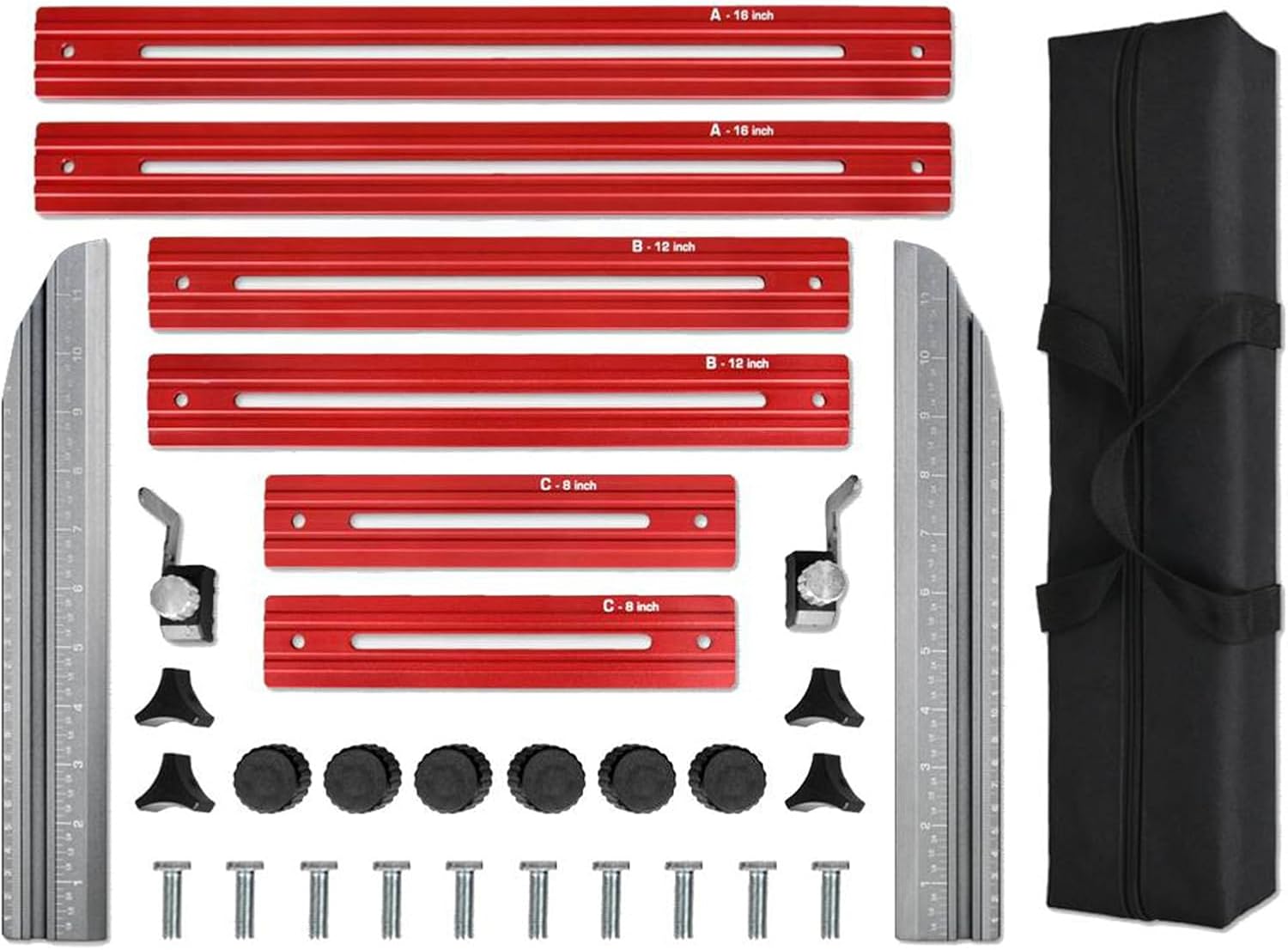 Stair Measuring Tool Jig, Tread Aluminum Alloy for Stairs Cabinets Custom Furniture