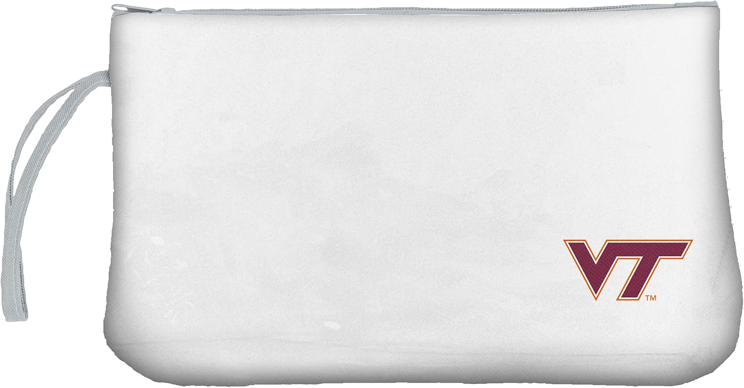 Logo Brands NCAA Washington Huskies Clear Wristlet