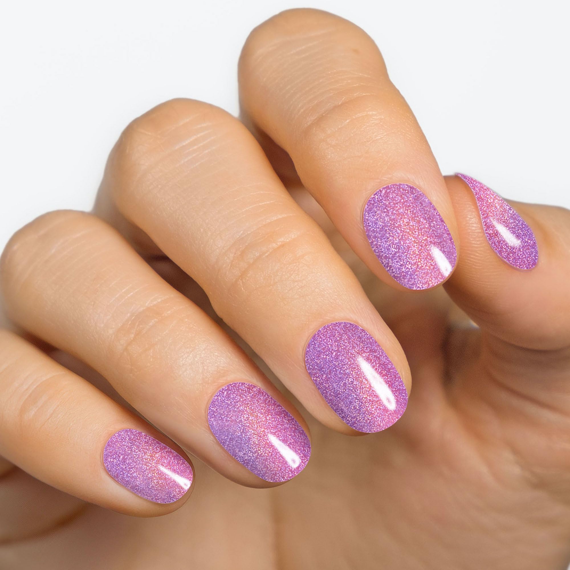 MOYOU LONDON Semi Cured Gel Nail Strips - 20 Pcs. Nail Wraps for Salon-Quality Manicure - Works with Any UV Nail Lamp - Easy to Apply, Trim, & Remove Gel Nail Stickers - Image 2