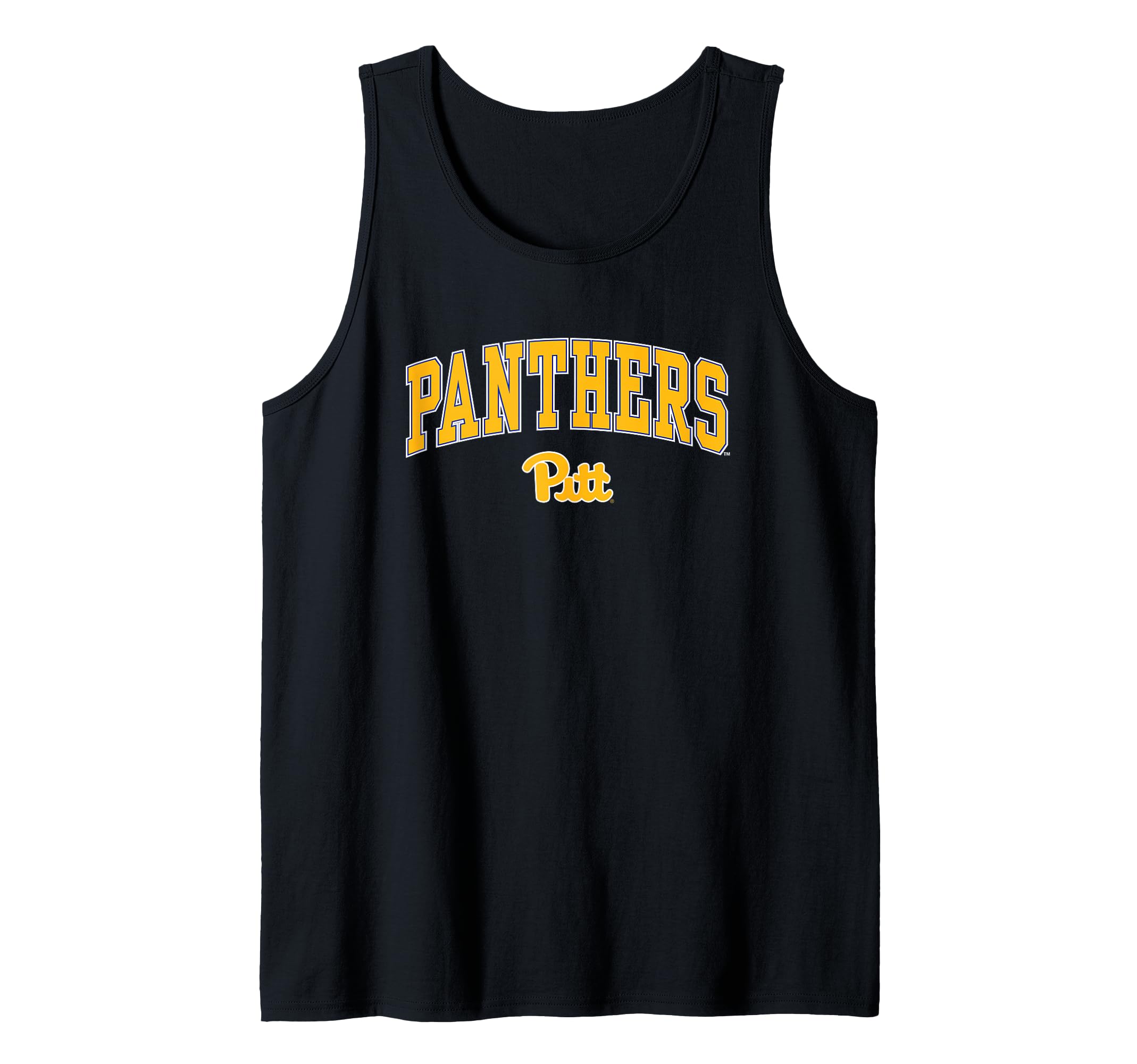 Mens Pittsburgh Panthers Arch Over Black Officially Licensed Tank Top
