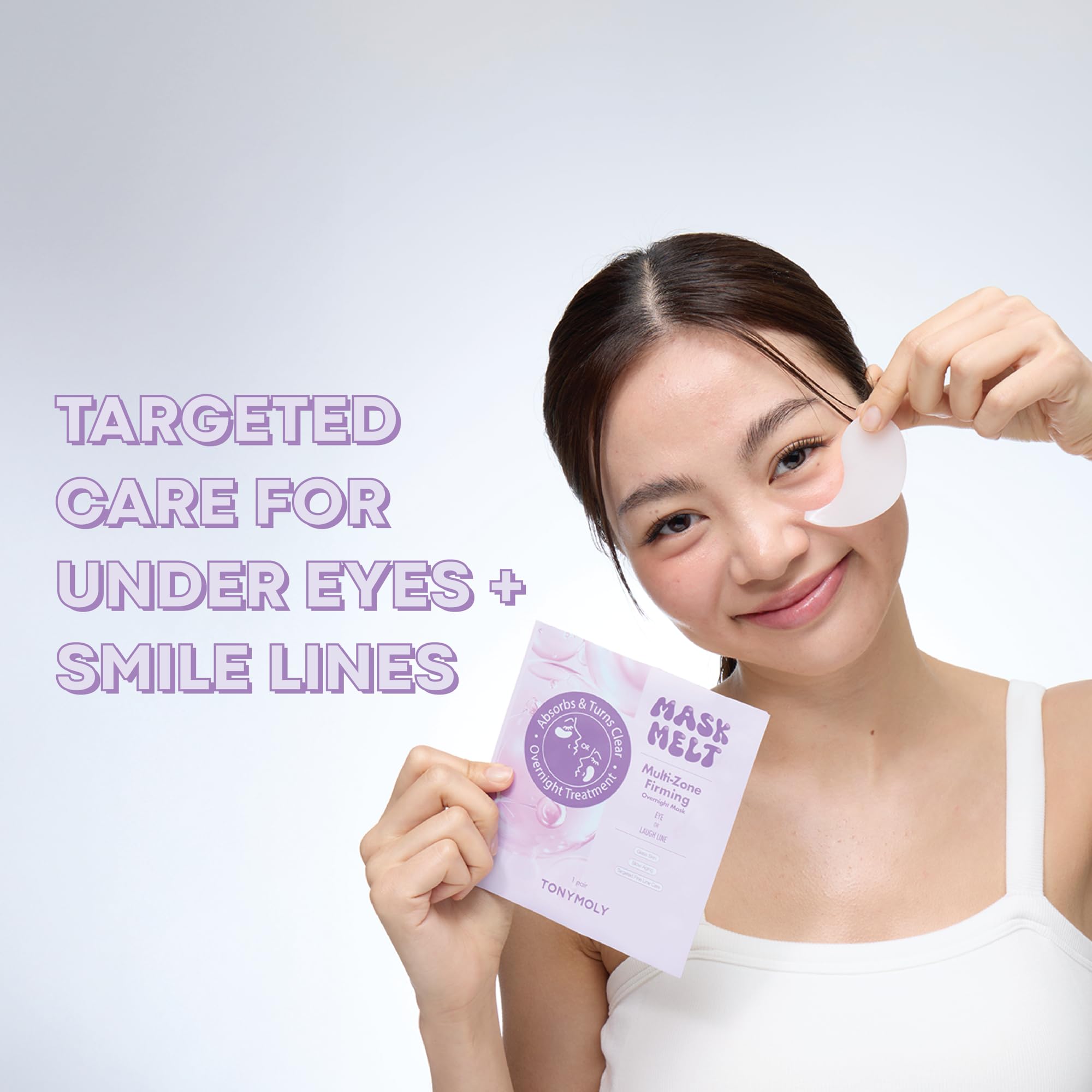 Amazon.com: TONYMOLY Mask Melt Eye & Smile Line Patches - Korean