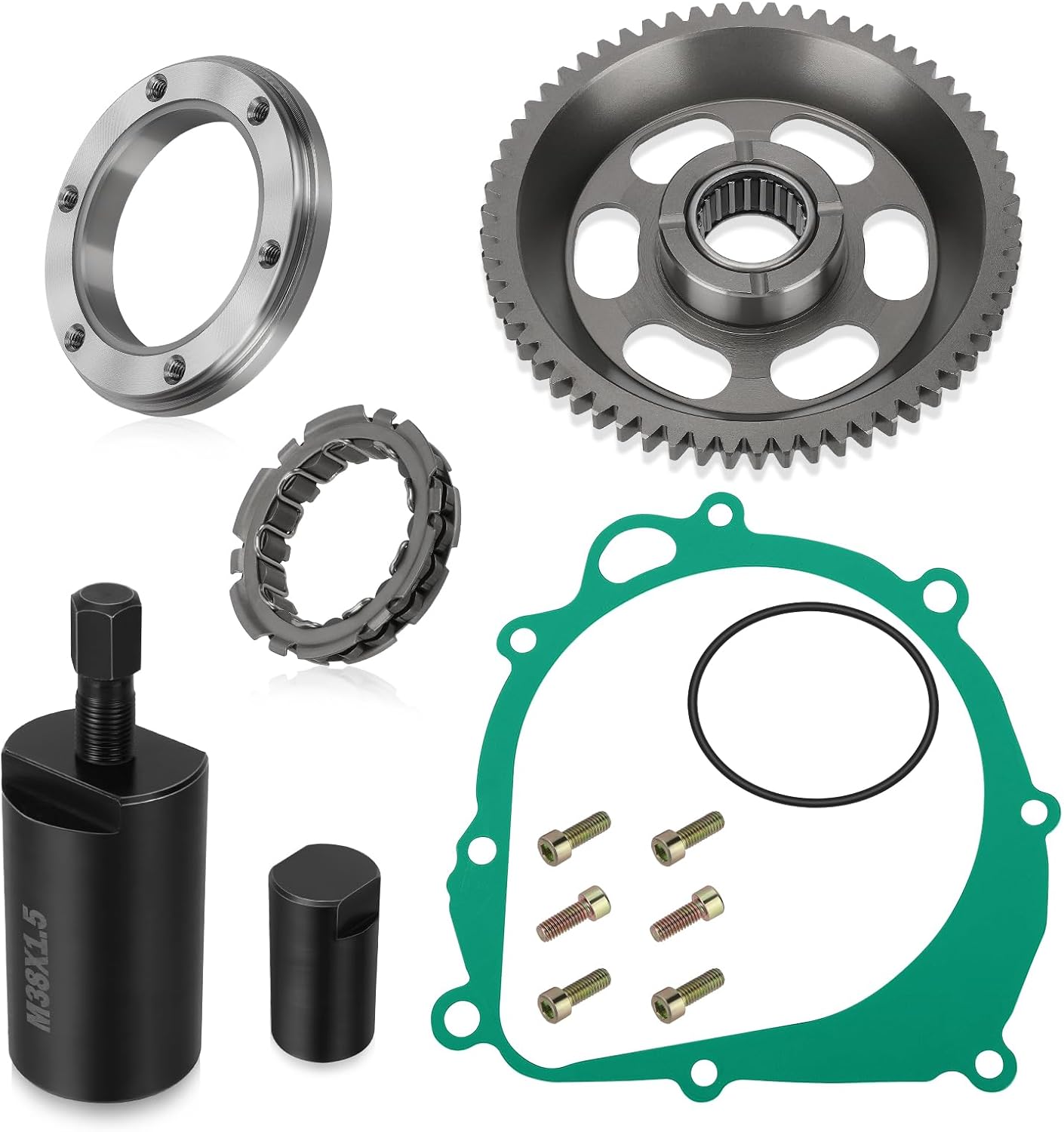 M MATI Starter Clutch Assy & Flywheel Puller Kit for Suzuki LTZ400 Z 400 Quadsport 2003-2014 DRZ400 2000-2020