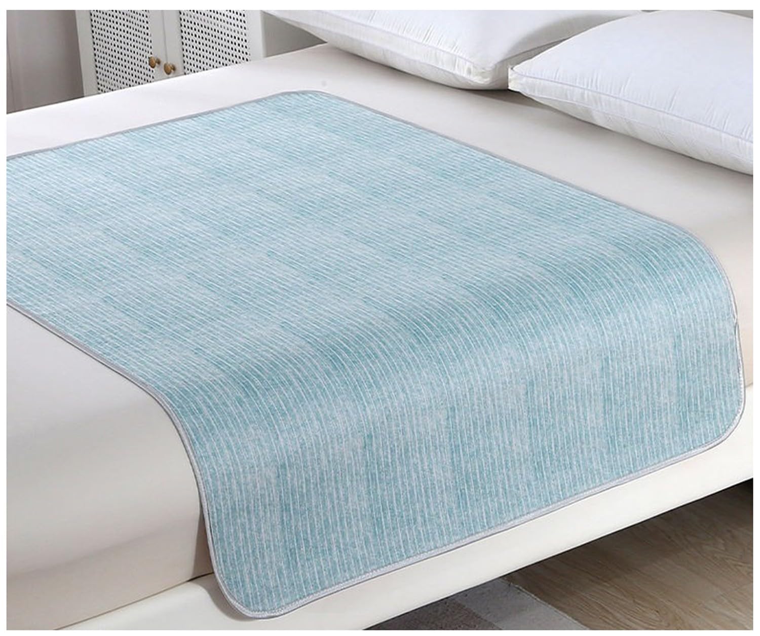 REHOOF Verano Compresa para Incontinencia Impermeable para La Cama, Tamaño Grande Empapadores Cama Adultos Lavables, Menstruación Discos Absorbentes A Prueba De Fugas, Hospital Hogares D,150×200cm