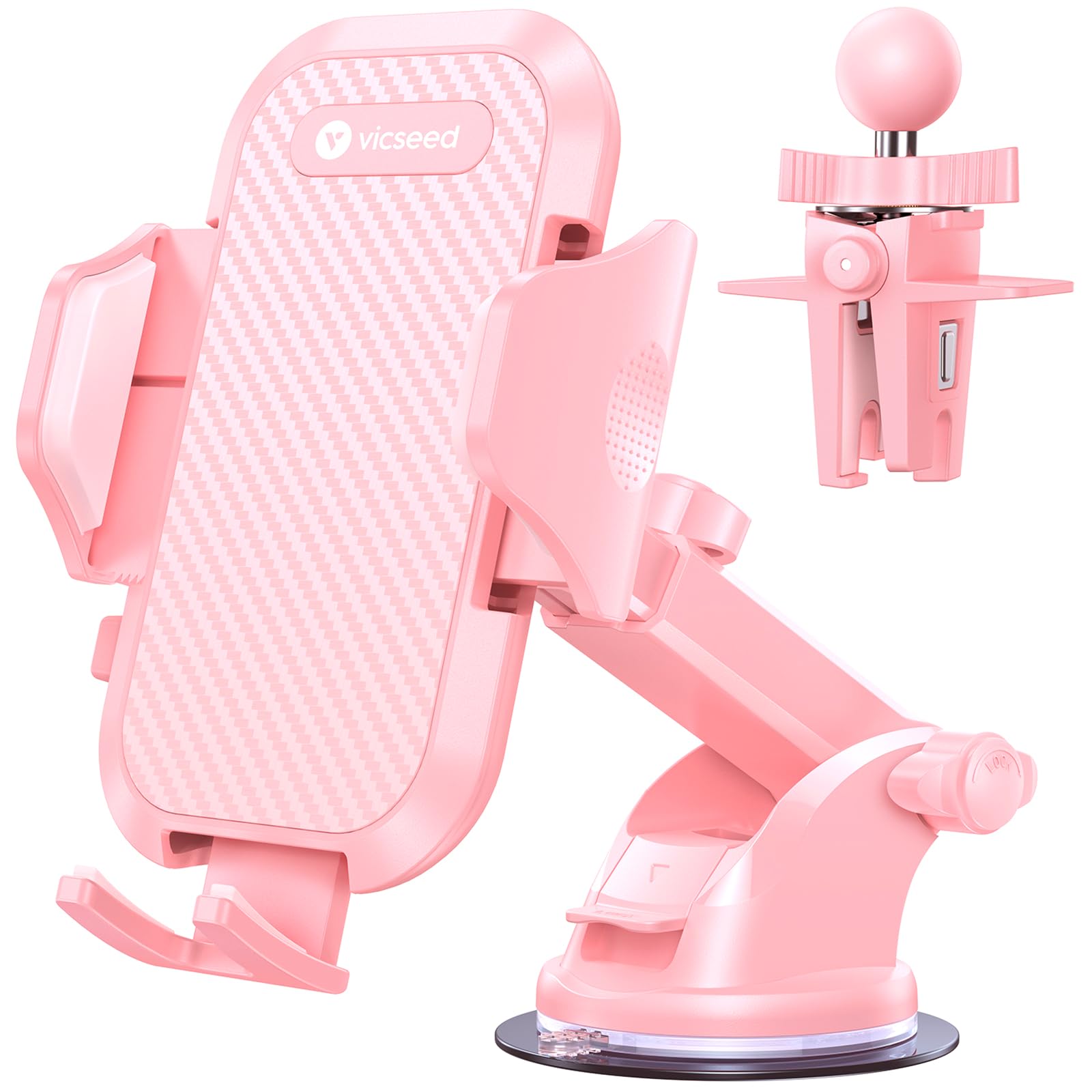 Amazon.com: VICSEED Pink Phone Holders for Your Car, [True