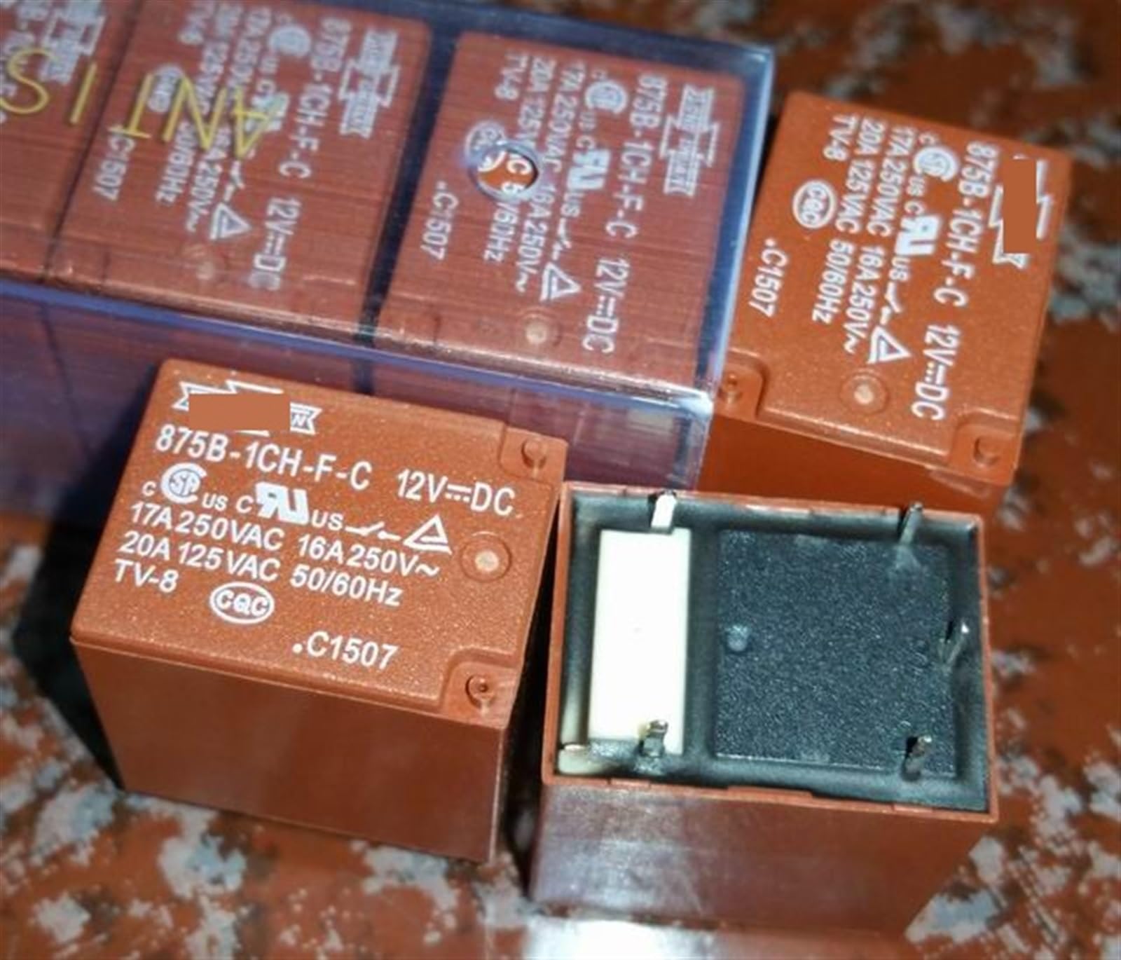 Relais MOBYAT 875B-1CH-FC 12VDC résout pannes de commutation 5 pins - 6