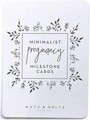 Pregnancy Photo Prop Cards | Track Milestones during Pregnancy, Makes Great Pregnancy Gift