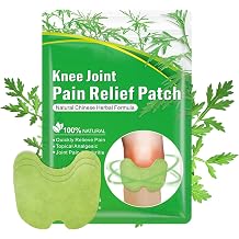 Knee Heat Plasters Pack of 24 Self-Adhesive Plasters with Herbal Formula Up to 12 Hours of Warmth for Knees Back Shoulder & Joint Areas