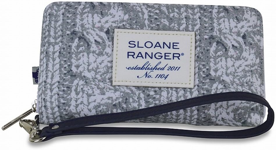 Sloane Ranger Cable Knit Smartphone Wallet