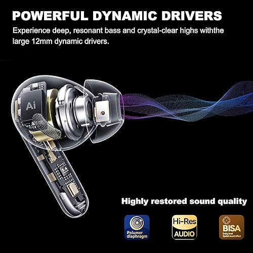 Miniatura 5 de Auriculares inalámbricos de traducción de idiomas AI, 3 en 1, traductor en tiempo real, 144 idiomas y acentos con pantalla táctil inteligente LCD,