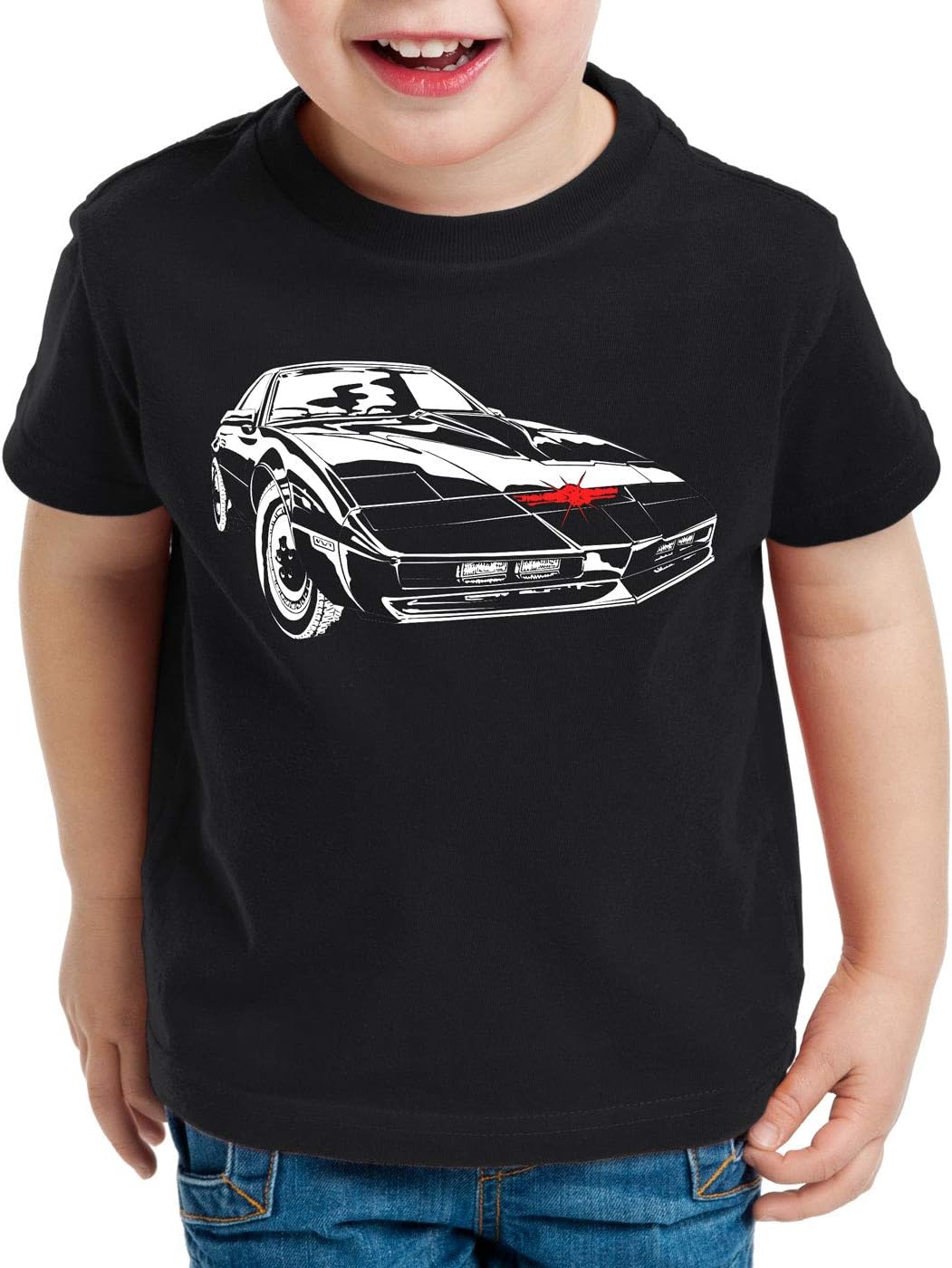 Style3 K.I.T.T. Front Camiseta Para Niños T-Shirt Michael