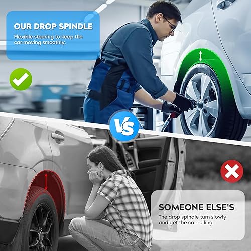 Miniatura 6 de Kit de bajada de husillos delanteros de 2 pulgadas, apto para Avalanche 1500 02-06, para Silverado 1500/Sierra 1500 99-07, para Yukon/Tahoe 99-06,