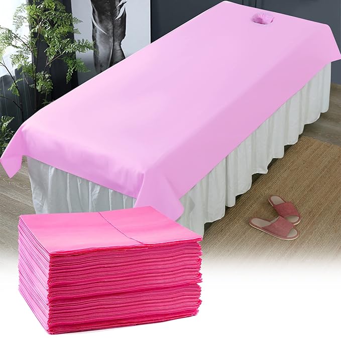 30 Pcs Disposable Massage Table Sheets, EBANKU Waterproof