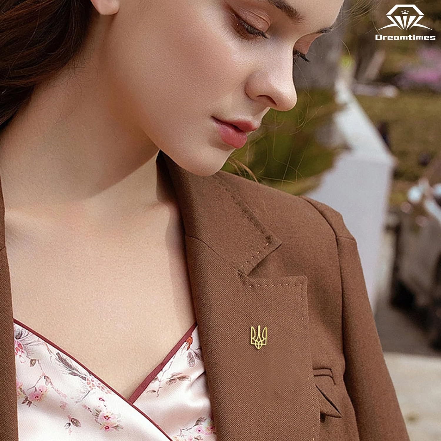 Dreamtimes Ukrainian Symbol Brooch pins Ukrainian Coat of Arms Lapel Pin for Men Women Ukraine Trident Inspired Jewelry Ukraine Remembrance Pin Patriotic Gift - Image 6