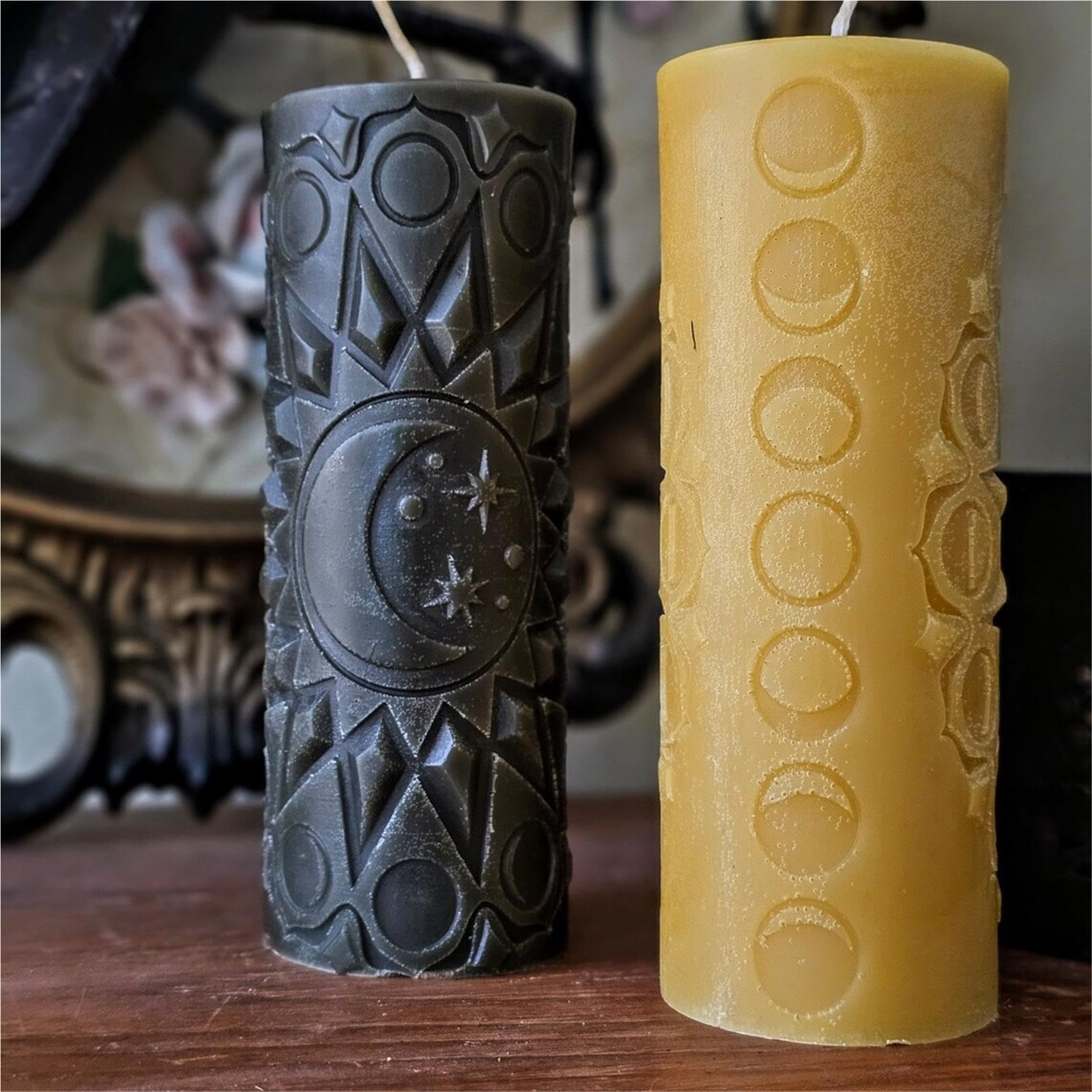 Moldes Para Velas Molde de silicona con forma vela